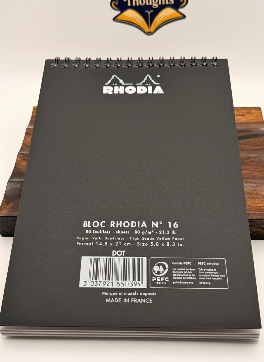 Wire bound Rhodia DotPad Notepad A5