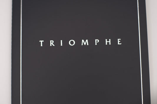 Clairefontaine Triomphe Notebook A5 Dark Blue with 48 Plain Sheets