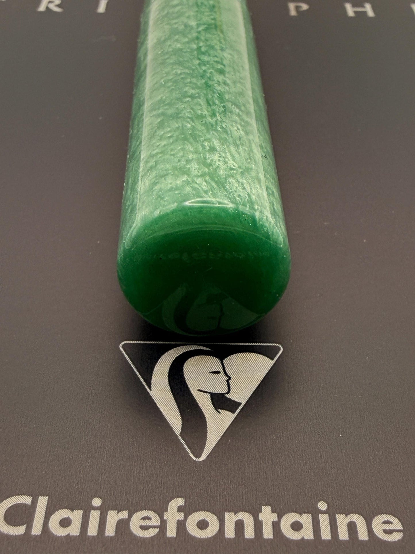 The Sage Custom Bespoke Seamless Cast Resin Fountain Pen with Bock Nib