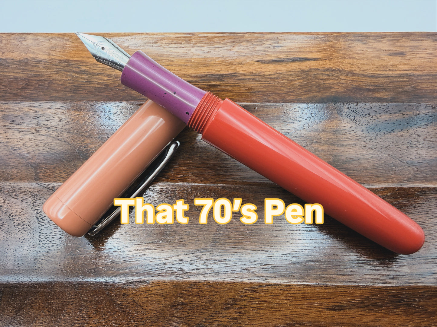 That 70’s Fountain Pen Handmade From Ebonite With Bock Nib