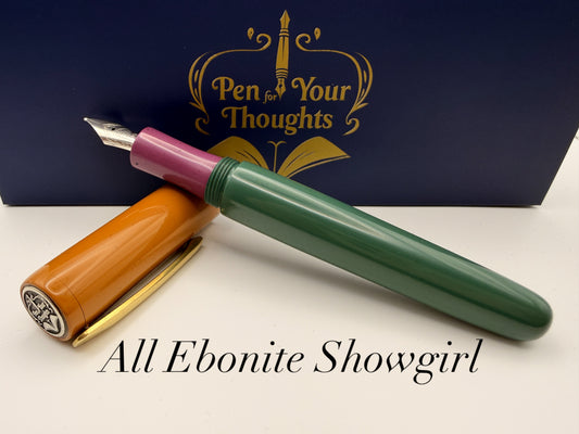 The Showgirl All Ebonite Pen