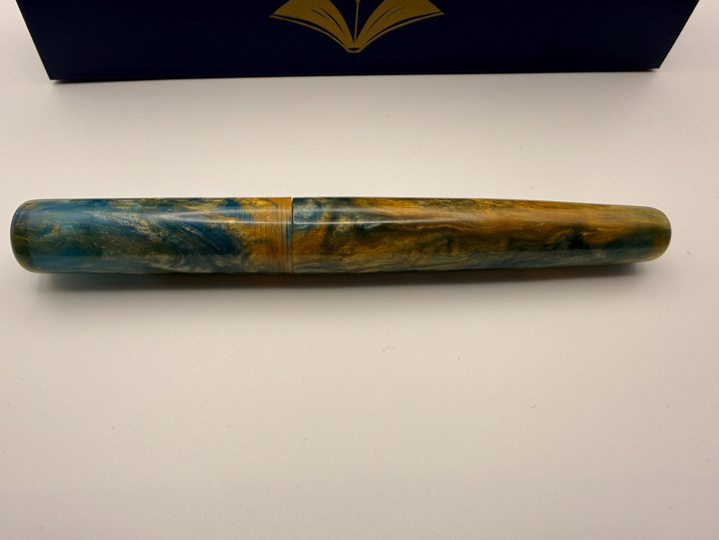 Tropical Breeze Bespoke Seamless Cast Resin Fountain Pen with Bock Nib